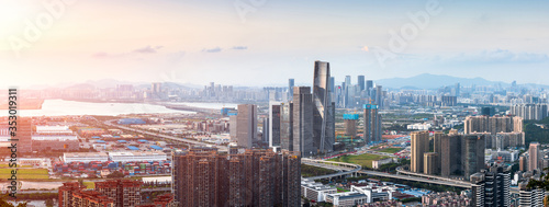 Panorama of Shenzhen Qianhai Free Trade Zone