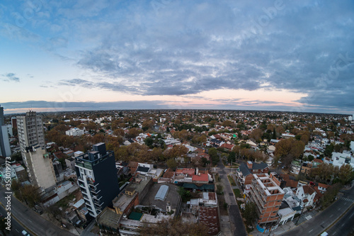View of suburbs of Lomas De Zamora, Buenos Aires, Argentina