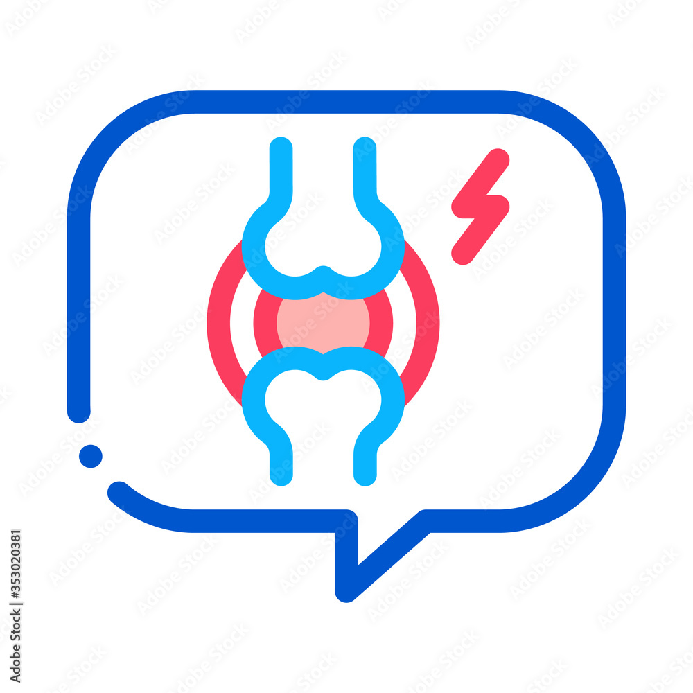message thought of arthritis icon vector. message thought of arthritis sign. isolated contour symbol illustration message thought of arthritis icon vector. message thought of arthritis sign. isolated contour symbol illustration