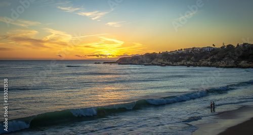 Watching the Sun Set on the Ocean