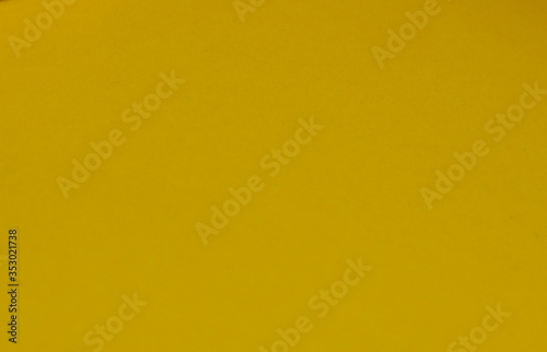 Yellow paper, smooth surface, blank surface, blank copy space for entering text in advertisements or art 