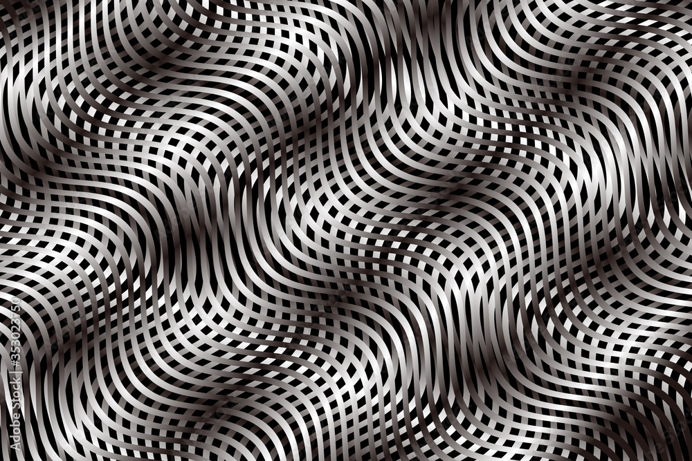 Black and white gray gradient wave line texture background
Black and white gray gradient wave line texture background