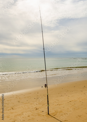 Fishing Rod on the Beach
