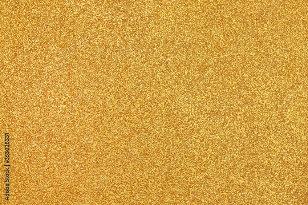 Gold wall gravel texture abstract background Gold wall gravel texture abstract background