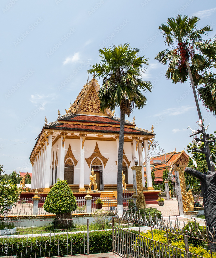 Wat Kamphaeng, a buddhist temple of Battambang, Cambodia