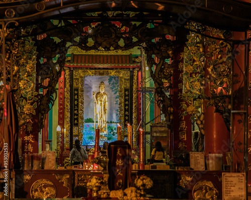 Kuan yim shrine  Thian Fa Foundation  a Traditional Chinese temple in Bangkok  Thailand