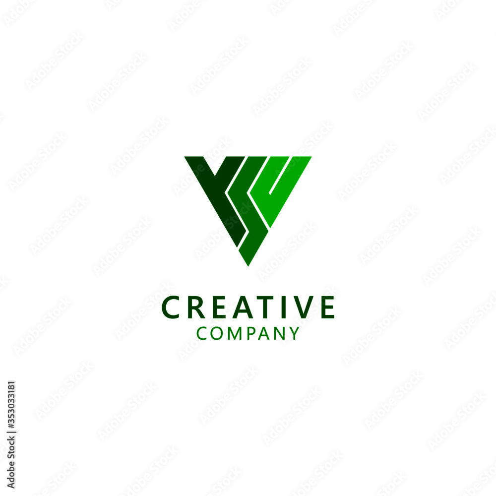 Simple Luxury Letter Y S and C Creative Logo Simple Luxury Letter Y S and C Creative Logo