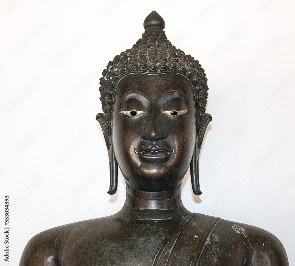 Black Buddha statue Black Buddha statue