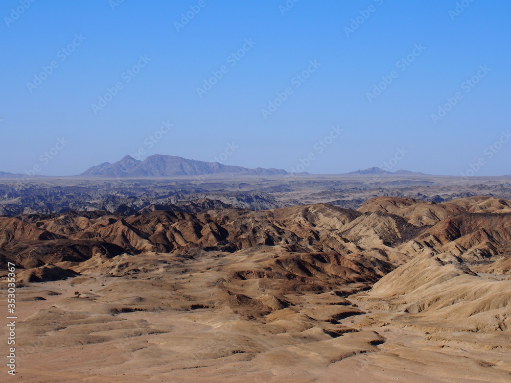 Fototapeta premium A great view point called Moon Landscape, Swakopmund, Namibia