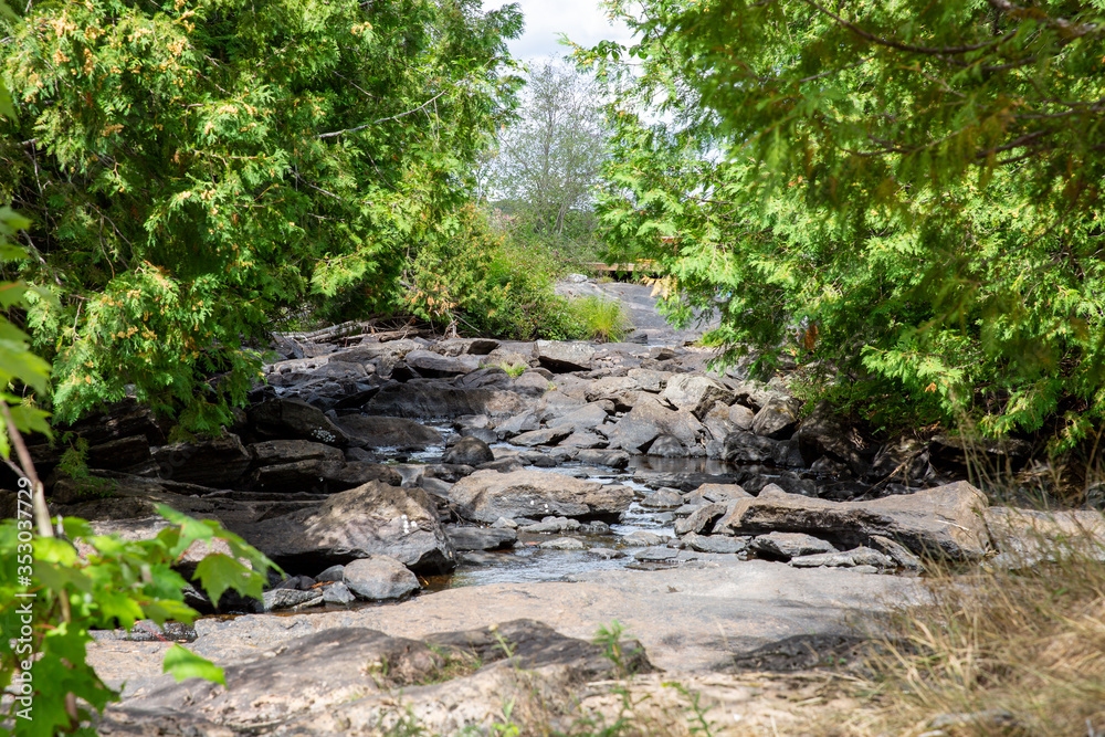 Water way in northern ontario Water way in northern ontario