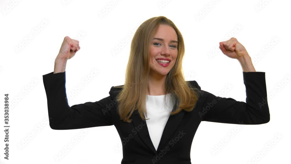 Successful and powerful business woman portrait