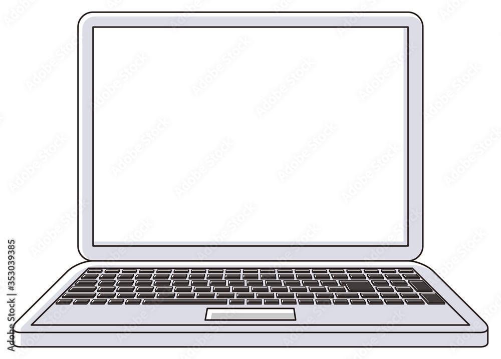 Illustration of computer screen frame Illustration of computer screen frame