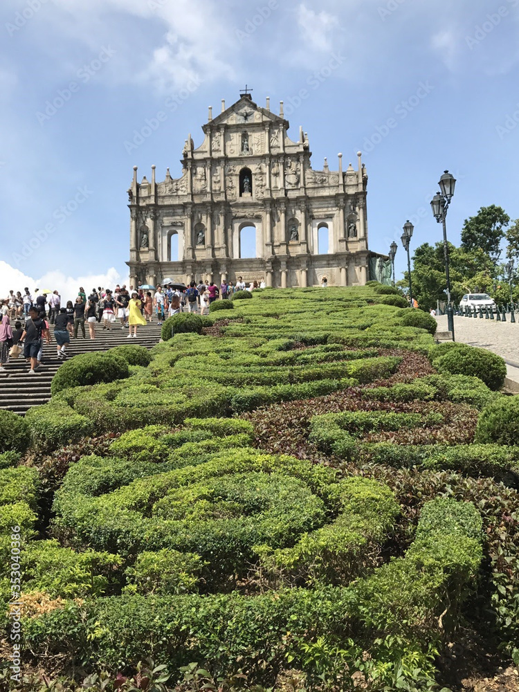 The most famous landmark of Macau.
