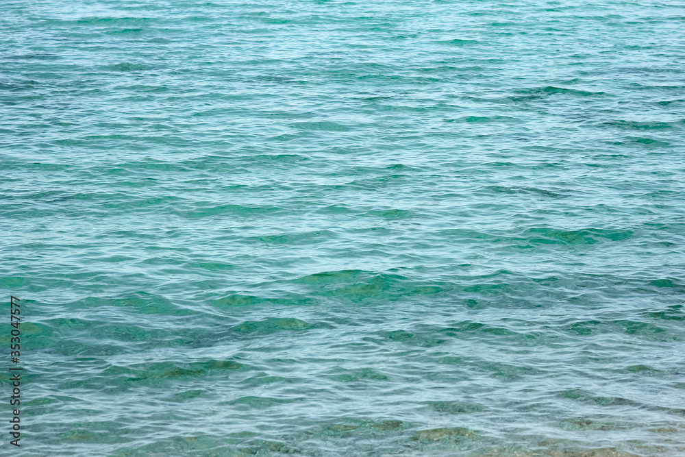 Beautiful sea of Greece at the coast Beautiful sea of Greece at the coast