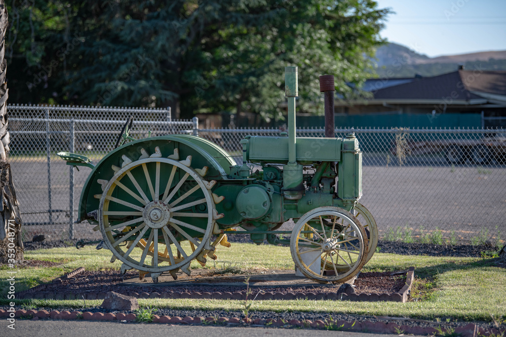 Old Tractor on display at a farm