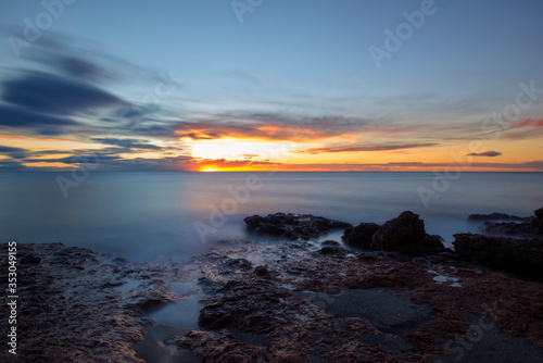 Sunrise in Oropesa del Mar on the orange blossom coast © vicenfoto