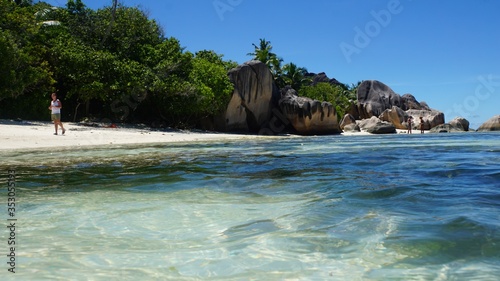 tropical seychelles island