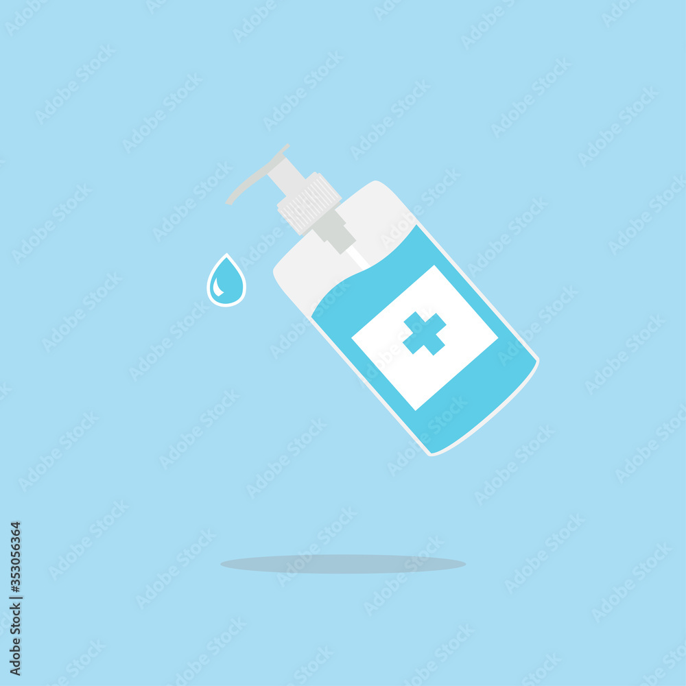 Disinfection. Hand sanitizer bottle icon, washing gel. Vector illustrationDisinfection. Hand sanitizer bottle icon, washing gel. Vector illustration
Disinfection. Hand sanitizer bottle icon, washing gel. Vector illustrationDisinfection. Hand sanitizer bottle icon, washing gel. Vector illustration