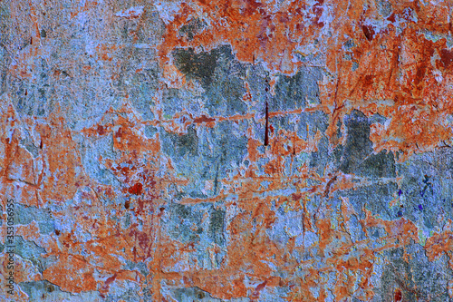 Rough red textured concrete background.