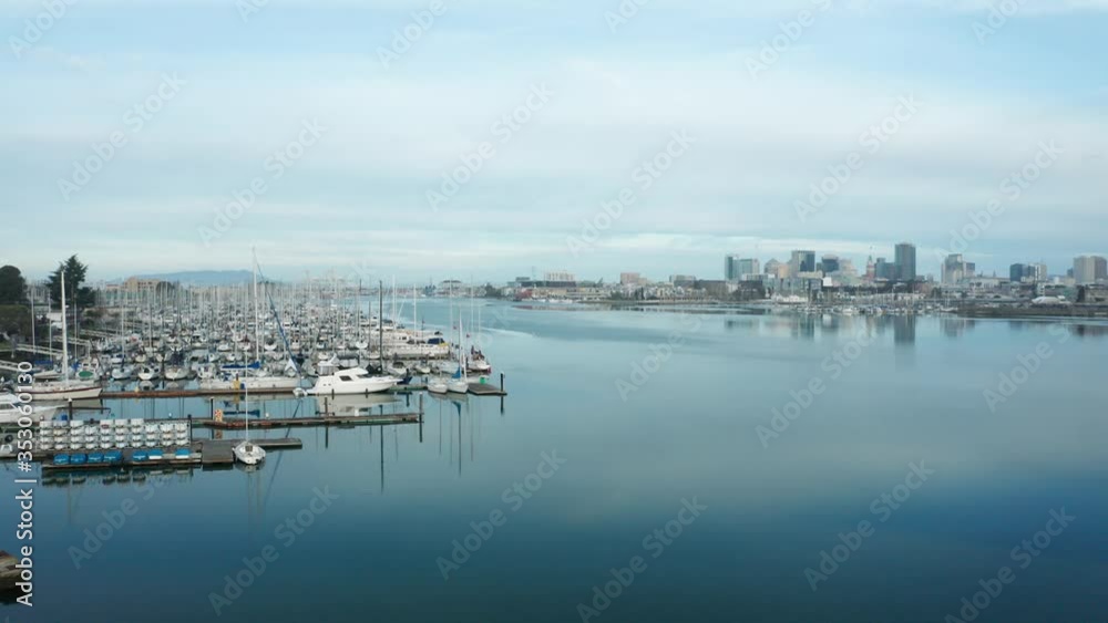Large open bay area in the urban city. Large open bay area in the urban city.