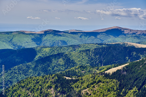 Mountains in the early summer