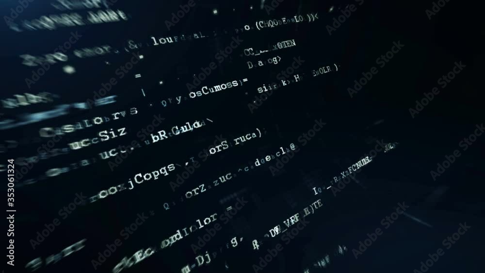 blue binary code