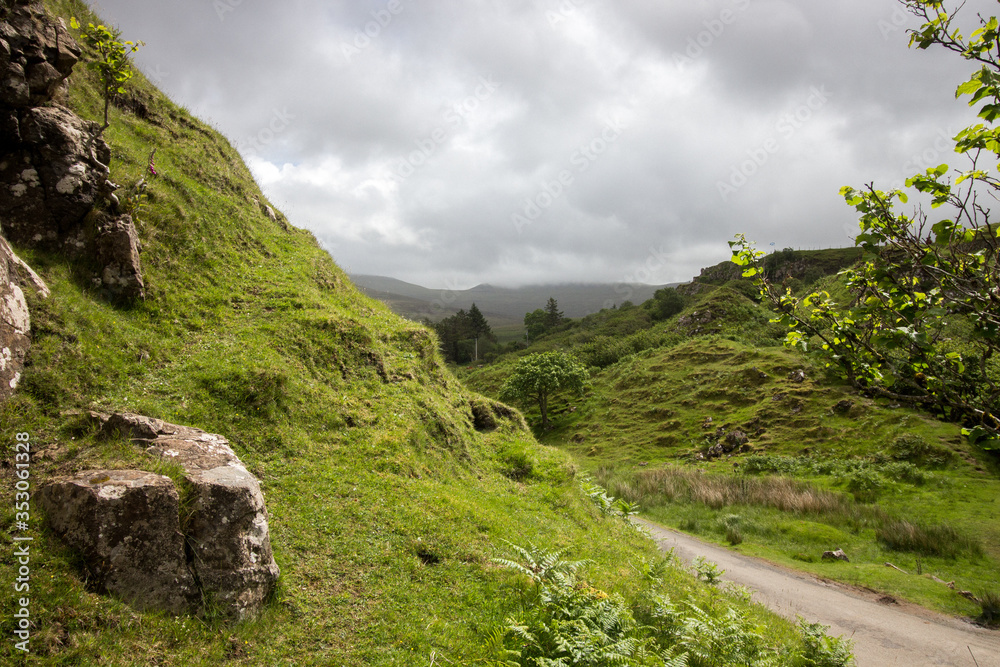 Obraz premium Fairy Glen on Isleof Skye