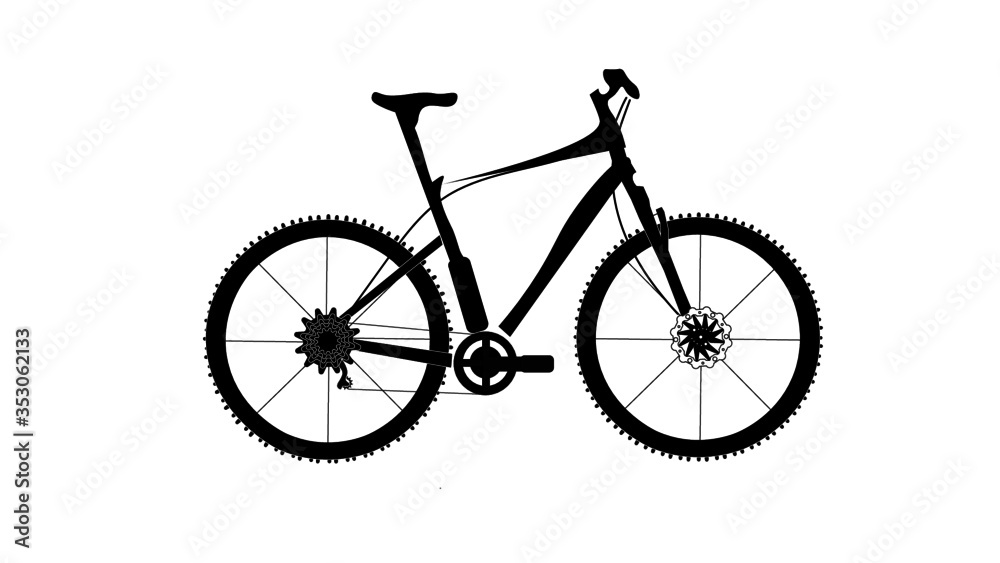 Fototapeta premium Bike for design