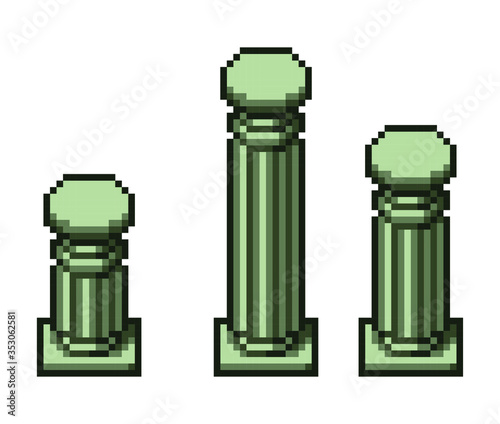 retro 8bit column for game developers