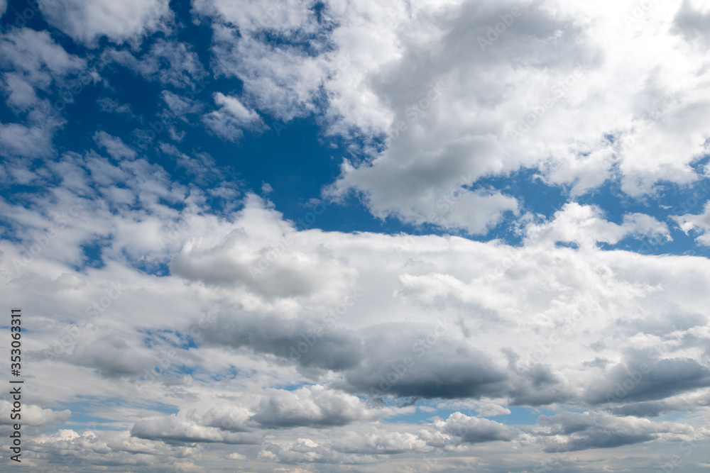 The vast blue sky and clouds sky. Nature background The vast blue sky and clouds sky. Nature background