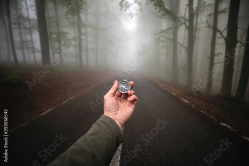 Survior young adult hiker s...