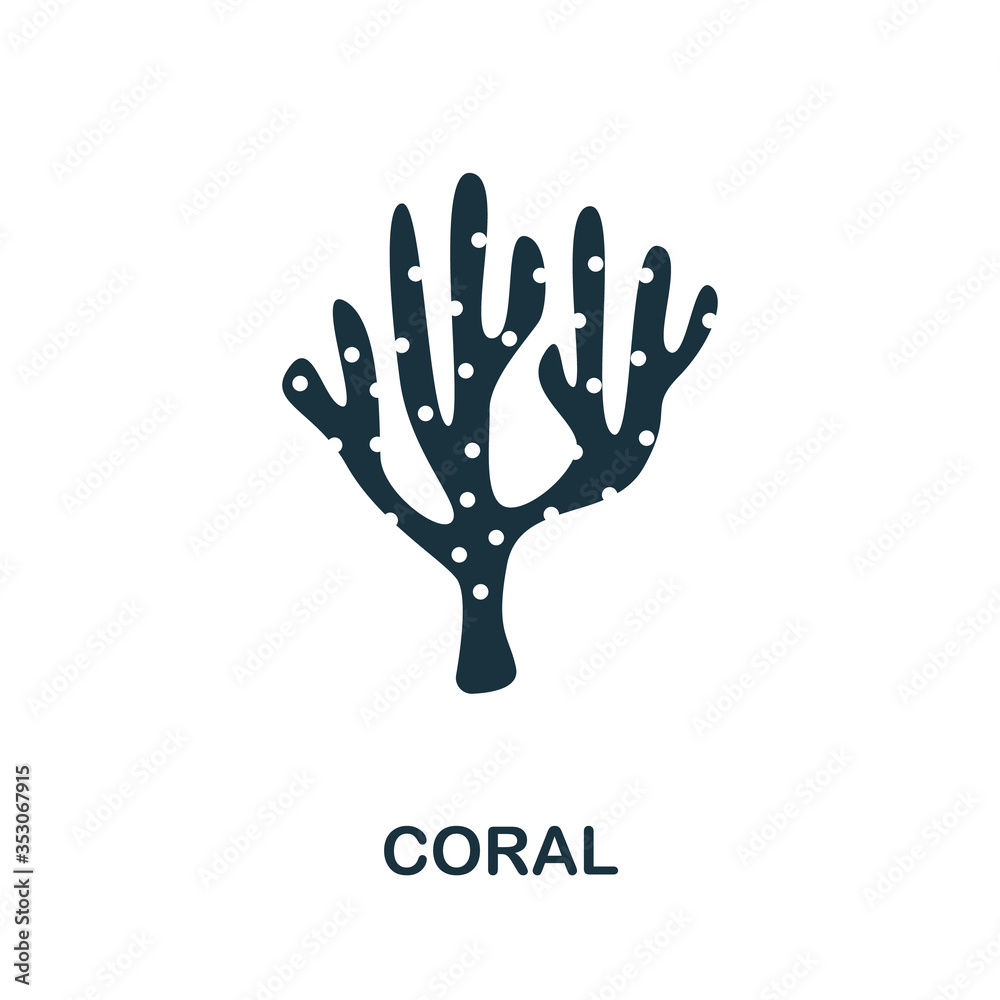 Fototapeta premium Corral icon from australia collection. Simple line Corral icon for templates, web design and infographics