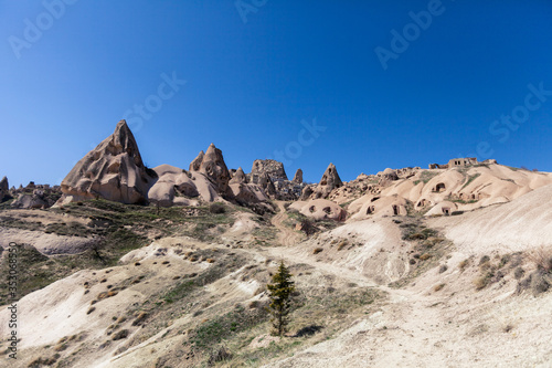 Cappadocia region old mountain backgrounds