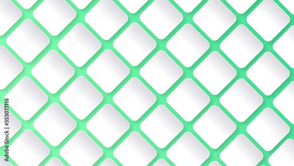 Abstract background with mesh of squares. Mosaic. Geometric template. seamless loop