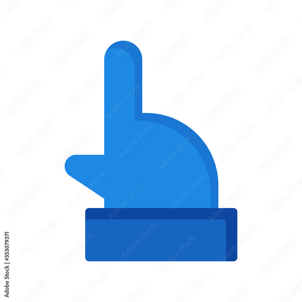 hand gesture flat icon hand gesture flat icon