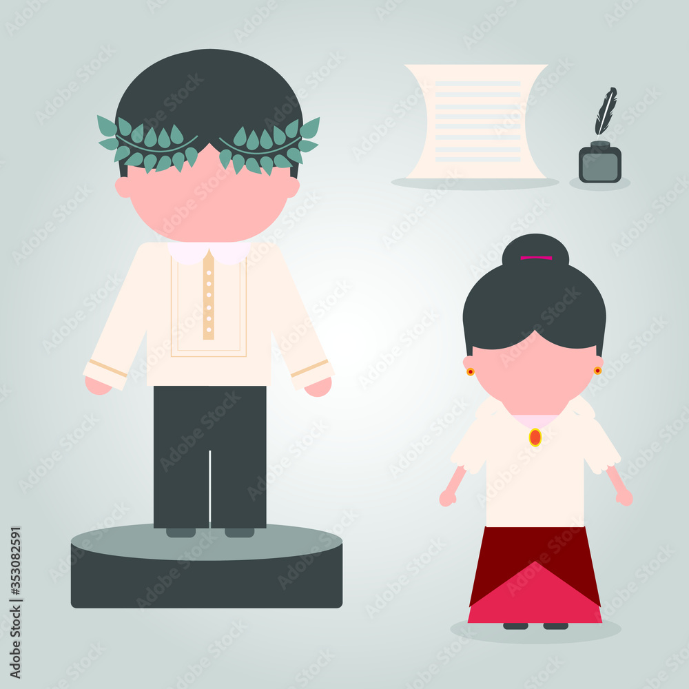 Vector Set of Icon for Language Month Vector Set of Icon for Language Month