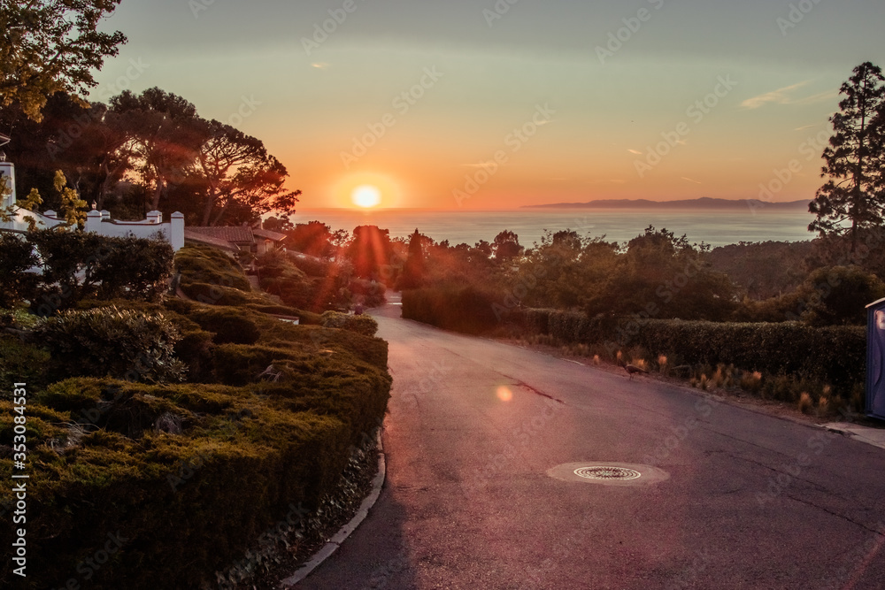 Obraz premium Sunset in Palos verdes