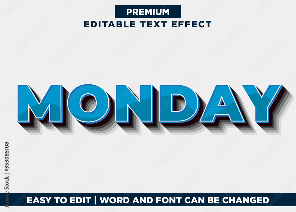 Obraz premium Burgundy - 3d Illustrator Text Effect font Style