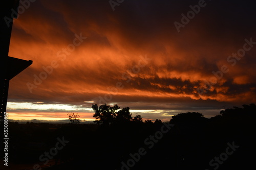 Clouds at sunset