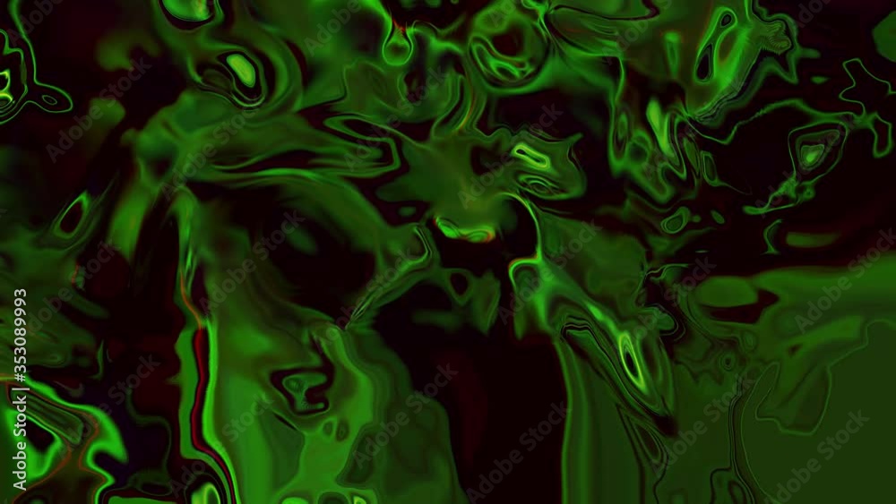 Moving psychedelic background pattern. Groovy backdrop with green color. Vivid surreal retro banner. Moving psychedelic background pattern. Groovy backdrop with green color. Vivid surreal retro banner.