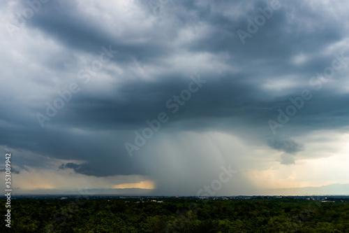 thunder storm sky Rain clouds