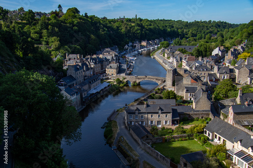 La Rance in Dinan 2, Frankreich