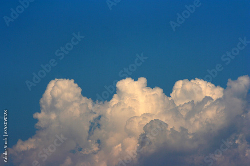 Cumulonimbus in a spring day before the storm