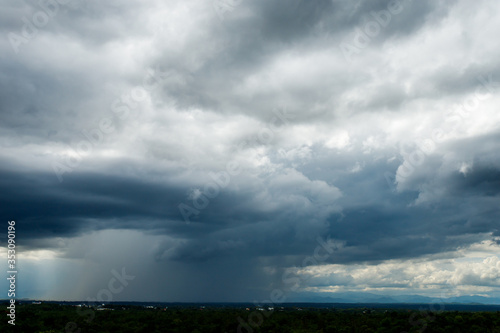 thunder storm sky Rain clouds