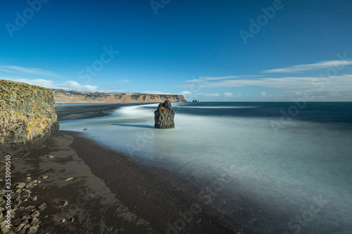 Wallpaper Mural Dyrholaey cape, volcanic black sand beach in South Iceland Torontodigital.ca