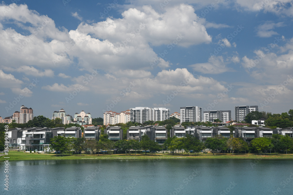 Panoramic view of Putrajaya city. Malaysia