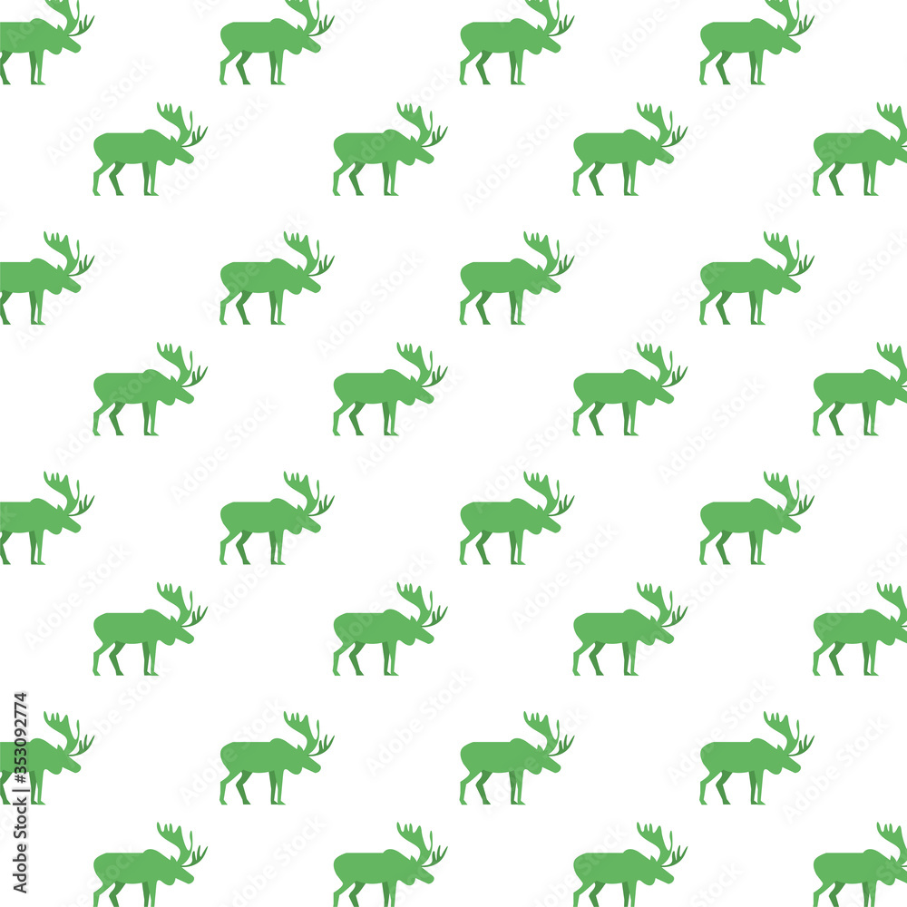 reindeer animals silhouettes pattern background reindeer animals silhouettes pattern background