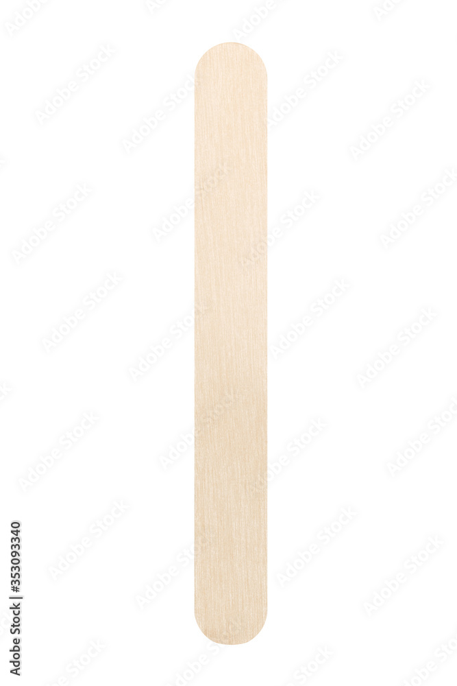 Ice cream sticks isolated on white background Ice cream sticks isolated on white background