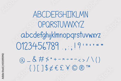 This set is alphabets A-Z, numeral and punctuation that you can use on your logos, social media, print etc.