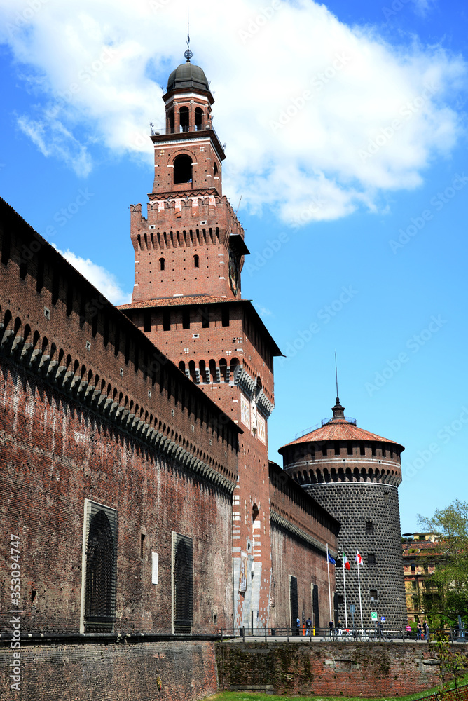Obraz premium The Sforza Castle